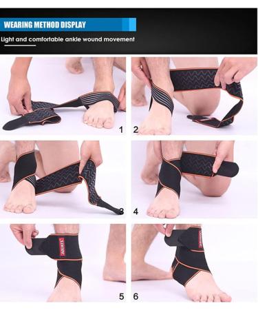 Adjustable Ankle Brace for Sprains & Plantar Fasciitis - Support for Sports & Recovery | Compression Ankle Wrap for Men & Women (Green - Buy Online on GoSupps.com