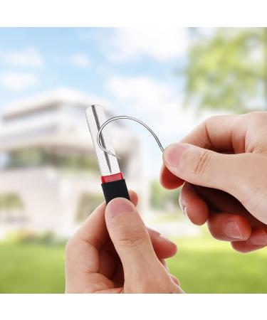 Prasacco 2-Piece Fish Hook Sharpener - Portable Double-Sided Grinding Tool for Outdoor Fishing (Red) - Buy Online on GoSupps.com