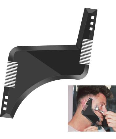 Accessotech Beard Styling Shaping Template Comb Barber Tool Symmetry Line Up Trimming Guide - Buy Online on GoSupps.com