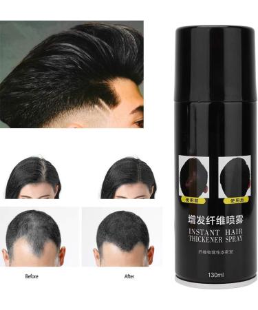 Natudeco 130g Hair Loss Filler Hair Spray Safe Waterproof Disposable Pray Hair Filling Spray for Improve Hair Loss Problems(Black) - Buy Online on GoSupps.com