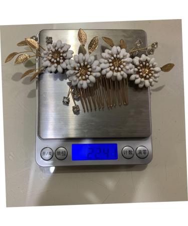 DOITOOL Hair Accessory for Women Hair Jewels for Women Daisy Hair Comb Copper Leaf Hair Comb Hair Barrettes Tiara Hair Rhinestones Crystal Flower Hair Side Comb Bride Insert Comb Wedding - Buy Online on GoSupps.com