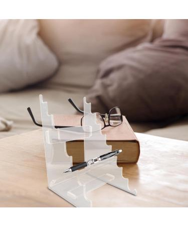 Stand 9-Slots Nail Art Acrylic Holder Clear Display Rack Organizer for Holding Eyebrow Makeup Brush Lxury - Buy Online on GoSupps.com