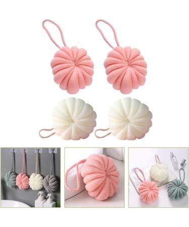 FRCOLOR 8 Pcs Pumpkin Bath Flowers - Exfoliating Sponge & Loofah Set for Toddler Bathing | Portable Bathroom Accessories - Buy Online on GoSupps.com