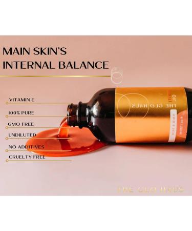 Buriti Oil - 100% Pure Cold Pressed Brazilian Carrier Oil for Skin Face Hair & Nails | Rich in Vitamins E A & C | Sun Protection | 4 Fl Oz - Buy Online on GoSupps.com