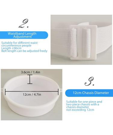 Waterproof Stoma Bathing Cover | Adjustable Colostomy Bag Protection & Shower Shield - Buy Online on GoSupps.com