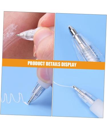 BEBEMOKO 1 Set Auxiliary Eyebrow Pencil Eyebrow Position Pen Eyebrow Contouring Pen Marking Pen White Plastic - Buy Online on GoSupps.com