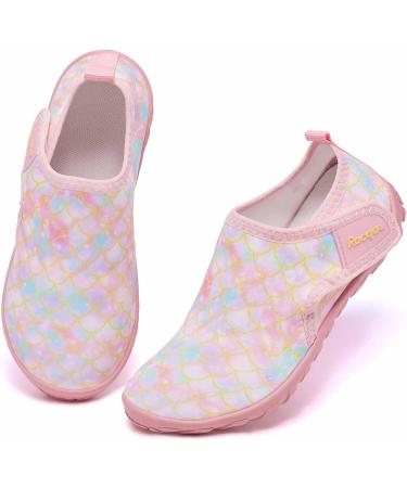Racqua Kids Water Shoes - Quick Dry Barefoot Aqua Shoes for Boys & Girls (Big Kid) - Mermaid Design | Hdk1602 - Buy Online on GoSupps.com