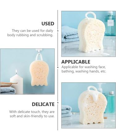 EXCEART Bath Sponge Set - 2 Pcs Exfoliating Mesh Shower Balls & Facial Pads for Ultimate Bathing Experience - Buy Online on GoSupps.com