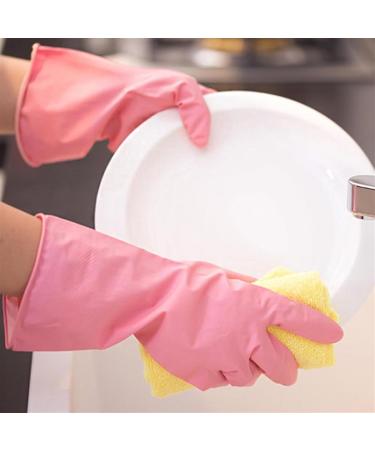 Cleaning Gloves Waterproof Dishwashing Gloves Durable Kitchen Cleaning Household Dishwashing Tools Dishwashing Gloves Yellow-s - Buy Online on GoSupps.com
