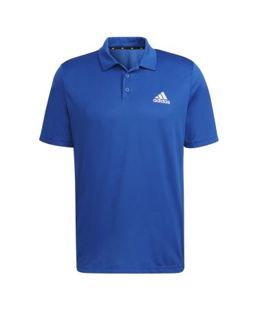 adidas Male Adult Train Essentials Training Polo Shirt Polo Shirt (Short Sleeve) (1Pack) XL Lucid Blue/Black