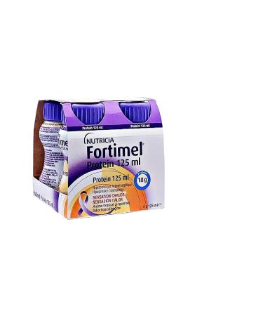 Fortimel Lot de 4 protéines au goût tropical gingembre 125 ml