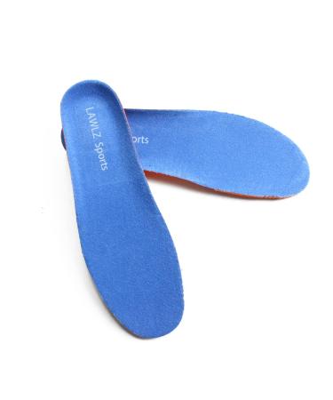 Sport Insoles  Unisex Comfort Insoles for Running Shoes for Active Sports Walking Running Training Hiking Blue EU 44 : 11 Men US EU 44 : 11 Men US Blue