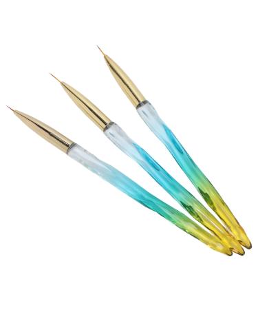 Ultra Fine Nail Art Brushes Set Nail Painting Pen Comfortable Handle Multi Purpose DIY Nail Art Tools Brushes Included Nail Pen for UV Gel Nail Extensions Nail Painting