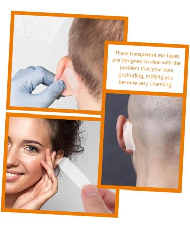 12pcs Ciieeo Ear Correction Stickers - Transparent Ear Tape for Small Face - Women's Earring Tomorrow - Miss Ear Patch - Medium Size - Buy Online on GoSupps.com