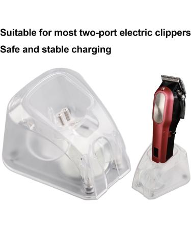 Hair Clipper Charging Stand Base Universal Quick Charging Stand Charger Battery Charging for Hairdressing Clipper Replacement for T Trimmers Charging Stand Hair Clippers Transparent - Buy Online on GoSupps.com