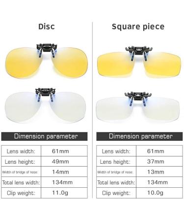Shop Clip-On Blue Light Blocking Glasses for Tired Eyes | Anti-Reflective & Comfortable Fashion Accessory - Buy Online on GoSupps.com