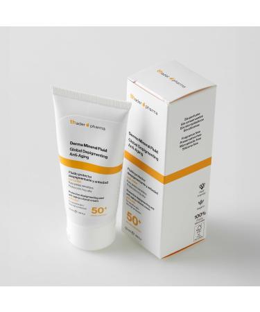  Thader Th Pharma Thader Pharma Mineral Sunscreen Cream for the Face with Derma Mineral Fluid Tint with depigmenting and anti-aging action SPF 50+ 50 ml - Buy Online on GoSupps.com