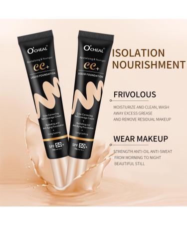 O'CHEAL Ivory BB Cream with SPF 50+ and Ivory CC Cream with SPF 50+ - Buy Online on GoSupps.com