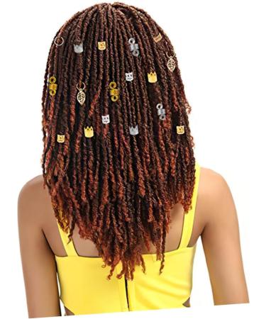 POPETPOP 3 Boxes Wig Dreadlock Pendant Dreadlocks Wire Braid Wigs Braid Accessories Dreadlock Accessories Beard Tube Beads Dreadlocks Wig Braiding Wig Braided Wig Alloy Hair Jewelry - Buy Online on GoSupps.com