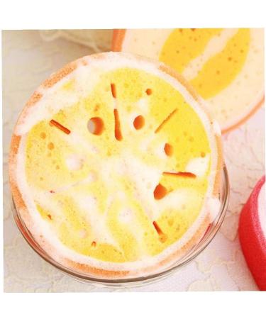 3-Piece Fruit Shaped Cartoon Bath Sponge Set | Bathroom Cleaning Supplies - Buy Online on GoSupps.com