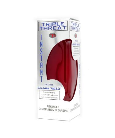 Wellgenix Strip Triple Threat Detox Liquid - Instant Toxin Rid with Accel-Gels - Extra Strength Same Day Body Cleanse - Fruit Punch 32oz - 2 Accel-gels