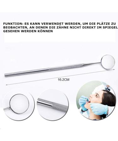 Voarge Dental Tooth Cleaning Set - 5-Part Antibacterial Stainless Steel Kit for Professional Oral Hygiene & Tartar Removal - International Shipping - Buy Online on GoSupps.com