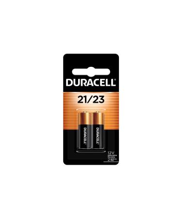 Duracell 21/23-12V Alkaline-Battery 2 Count Pack 21/23 12 Volt Alkaline-Battery Long-Lasting for Key Fobs -Car Alarms GPS Trackers and More 2 count 2 Count