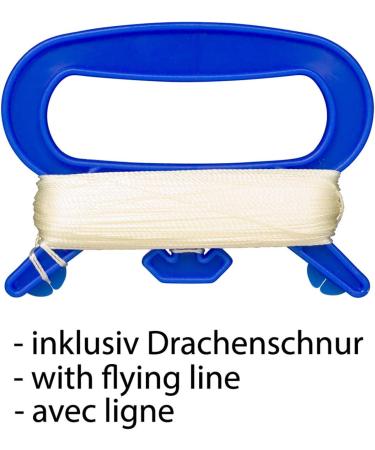 Cim Children's Kite - Maya Eddy Red | Insiders Flight Dragons | Perfect for Ages 3+ | 65x72cm | Includes 80m Dragon Cord & 2x250cm Stripes - Buy Online on GoSupps.com