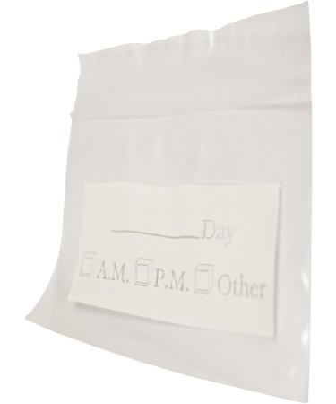 Black Duck Brand Resealable Pill Bags 400 Count | 3x2 Disposable Plastic Bags with Label Area for Easy Organization - Buy Online on GoSupps.com