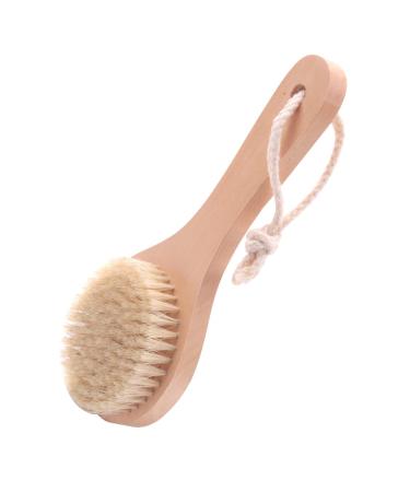 Fayrimi Long-Handled Bristle Detox Wooden Handle Body Brush Brush