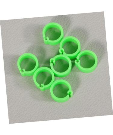 Mipcase 100 Pcs Travel Set Baby Chicks Supplies Supplies Bird Foot Band Bird Identification Pigeon Poultry Little Pigeon Green Chicken Ring to Stretch Chicken Supplies medium Green - Buy Online on GoSupps.com