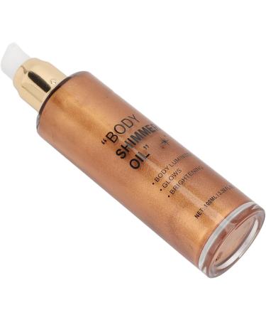 Facial Body Lightening 100ml Multifunctional Fast Absorption Body Glistening Oil Non for Cheek Collarbone Shoulder (Golden Bronze) - Buy Online on GoSupps.com
