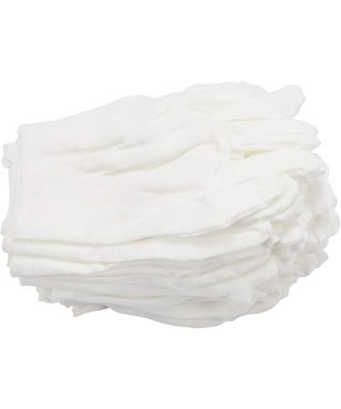 Booso 12 Pairs 100% Cotton White MOISTURISING Lining Glove Health Music Work - Buy Online on GoSupps.com