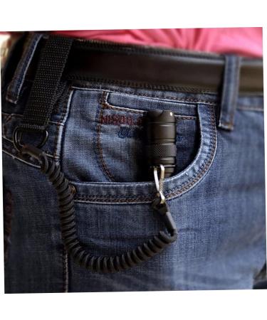 NTL20 Tactical Telescopic Nylon Lanyard Safety Rope Anti-Lost Rope Key Chain Spring Lanyard Hiking Slingshot Key Chain Hunting RopeNylon Tactical Hand Strap - Buy Online on GoSupps.com