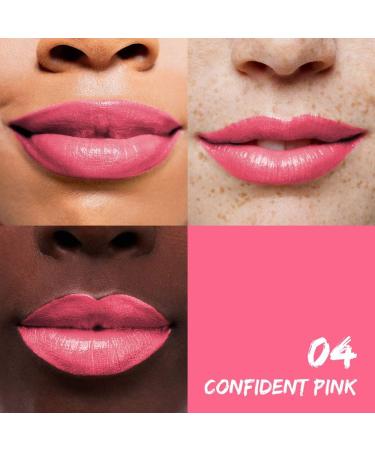  Sante Naturkosmetik Sante Naturkosmetik Moisture 04 Confident Pink Lipstick Sheer to Intense Colors With Hyaluronic Acid Gentle Care and Soft Protection 4.5 g - Buy Online on GoSupps.com