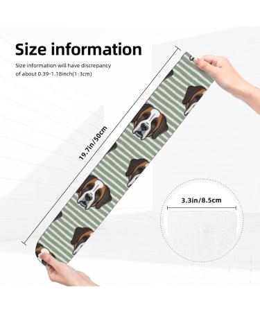 St Bernard Dog Compression Socks - Sage Stripes for Men & Women | 15-20 mmHg Circulation Support for Running & Cycling - Buy Online on GoSupps.com
