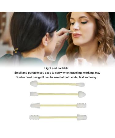 Silicone Cotton Swabs - 4pcs Double Tipped Reusable Makeup & Ear Buds | Eco-Friendly & Safe for Baby Beauty - Buy Online on GoSupps.com