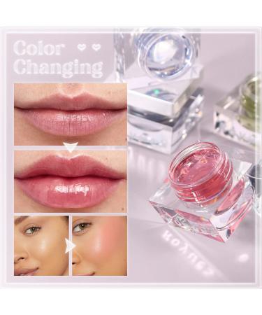 Magic Color Changing Cream for Cheek & Lip - Moisturizing Blush & Lip Gloss - Multi Use Cream Liquid Blush Face Lips Cosmetic (Transparent Clear) - Buy Online on GoSupps.com