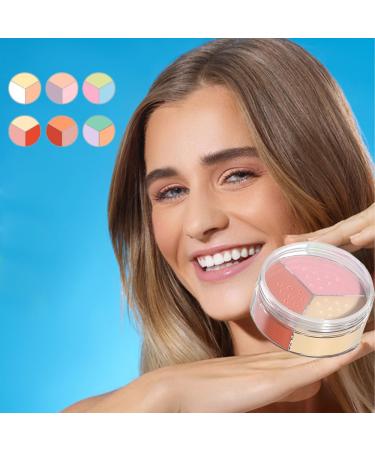 Three-Color Loose Setting Powder | Translucent Face & Finishing Powder | Lightweight Waterproof High Definition Makeup #01 - Buy Online on GoSupps.com