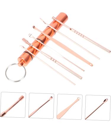 FRCOLOR Ear-Picker Set - Stainless Steel Ear Cleaning Kit with Metal Spatula and Curette Spoon for Ear Wax Removal - Multipurpose Nursing Tool - Buy Online on GoSupps.com