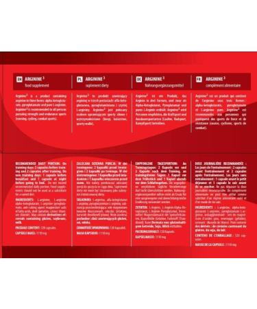 Activlab Arginine3 - 120 Capsules for Maximum Performance | Arginine Alpha-Ketoglutarate & Pyroglutamate | International Shipping Available - Buy Online on GoSupps.com