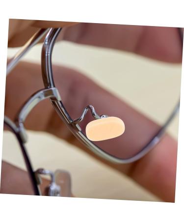 Lurrose 300 Pairs Oval Glasses Pads Eva-Sponge Khaki Nasal Pads for Glasses - Comfortable Accessories 5 Pieces (0.9x0.1cm) - International Shipping Available - Buy Online on GoSupps.com