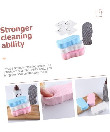 minkissy 3 Sets Children's Bath Sponge Bath for Shower Bath Accessory Sponge for Bathing Bath Tub Accessory Bath Accessories Body Scrubber Supply PVA Clean Sponge Brush 3D - Buy Online on GoSupps.com