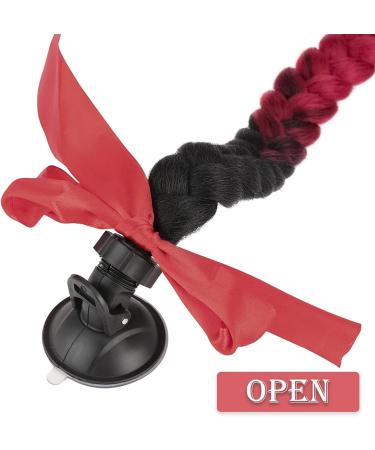 Ponytail Extensions Helmet Braid Hair Extension Synthetic Motorcycle Braid Hair Ponytail 20 Inch Long Ombre Color Helmet Braid Hair Accesorios for Woman for Women (Color : B3 Size : 20inches) 20inches B3 - Buy Online on GoSupps.com