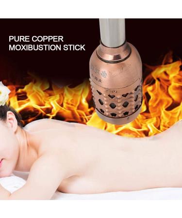 Zyyini Moxa Roller - Handheld Copper Moxa Stick for Moxibustion Massage | High Thermal Conductivity & Density Filter Net | International Shipping Available - Buy Online on GoSupps.com