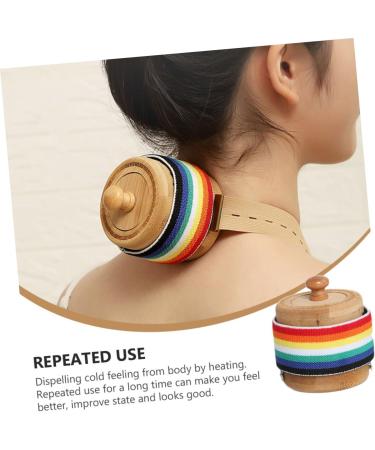 Ultechnovo 2 Series Moxibustion Box - Bamboo Foot Moxa Holder - 2 Color Options | 7x7cm Moxibustion Tool for Wellness - Buy Online on GoSupps.com