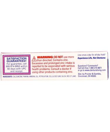 Fixodent Denture Adhesive Cream Original 1.40 oz - Pack of 3 - Buy Online on GoSupps.com