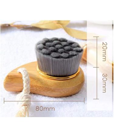 Cleansing Brush Soft Hair to Blackhead Deep Cleansing Ultra-fine Nano Bamboo Charcoal Fiber Exfoliating Cleansing Brush - Buy Online on GoSupps.com