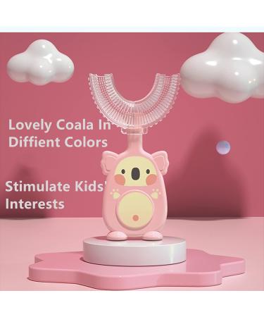Buy 360 U-Shaped Toothbrush for Toddlers & Kids (Ages 2-8) | Foam Manual 2 Koalas + Extra Heads - Buy Online on GoSupps.com
