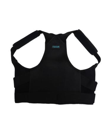 EliaValth Fully Adjustable Posture Corrector Brace - Suitable for Men and Women Relief for Upper and Lower Back Pain Shoulder Straightener Support Adjustable Comfort Straps Ideal for Scoliosis(M)